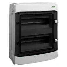 Настінний модульний щиток NOARK PHS 24T 2x12м IP65 (101495)