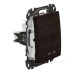 Двоклавішний вимикач Schneider Electric Sedna Design & Elements з підсвіткою венге SDD181105L