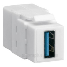 Модуль Keystone Hager VZ30US USB 3.0 із прямим з'єднанням Модуль Keystone Hager VZ30US USB 3.0 із прямим з'єднанням