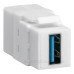 Модуль Keystone Hager VZ30US USB 3.0 із прямим з'єднанням Модуль Keystone Hager VZ30US USB 3.0 із прямим з'єднанням