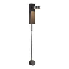 Бра, настінний світильник Kloodi WA-CLOCK 210 5W 3K BK LED 420Lm IP20 чорний