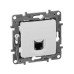 Розетка Etika біла комп'ютерна RJ45 CAT5e ( 672241 )