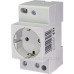 Розетка на DIN-рейку ETI 002414020 t-2P+Z Schuko (P)