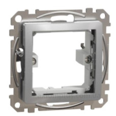 Рамка-адаптер для виробів 45х45мм Schneider Electric Sedna Design & Elements для Unica New алюміній SDD113905