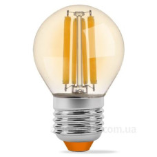 Світлодіодна філаментна лампа Videx Filament G45FA E27 6Вт 2200K (VL-G45FA-06272) бронза