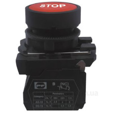 Кнопка Promfactor FP5-AA4342 1NC «STOP» червона (FP5-AA4342)