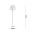 Торшер Ideal Lux 20877 Firenze E27 1x60W IP20 золотий