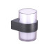 Вуличний світильник Azzardo AZ4505 Lars Round LED 2x13W 4000K 1040Lm IP54 чорний