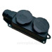 Двомісна колодка TNSy RUBBER з захисною кришкою та заземленням IP44 (TNSy5000076)