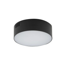 Світильник стельовий Nowodvorski 10406 Lid Round LED 1x15W 3000K 1200Lm IP20 чорний