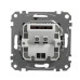 Накладка для виведення кабелю Schneider Electric Sedna Design & Elements чорна SDD114903