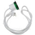 Розетковий блок Schneider Electric INS44004 (2К+З)+USB тип А (білий), що вбудовується в стіл.