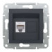 Розетка Schneider Asfora антрацит комп'ютерна RJ45 Cat.6 ( EPH4700171 )