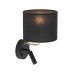 Бра, настінний світильник TK Lighting 4234 Richi E27+G9 1+1x15W+8W IP20 чорний