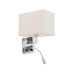 Бра, настінний світильник Nowodvorski 11785 Hotel Mood E27+LED 2x10W+2.2W 4000K IP20 світло-бежевий