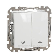 Вимикач для жалюзі Schneider Electric Sedna Design & Elements білий SDD111104