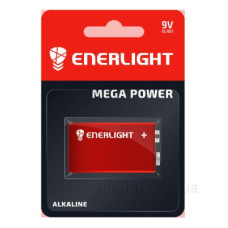 Батарейка Enerlight Mega Power 6LR61 6F22 1шт (90220101)
