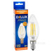 Лампа філаментна DELUX BL37B 6Вт 4000K 220В E14