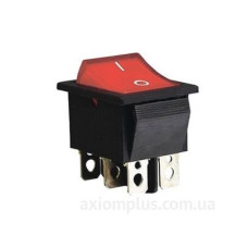 Перемикач TNSy KCD2-202N R/B з підсвічуванням червоний (TNSy5500775)