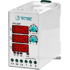 Реле контролю фази Tense DFK-05F (з індикацією) Реле контролю фази Tense DFK-05F (з індикацією)