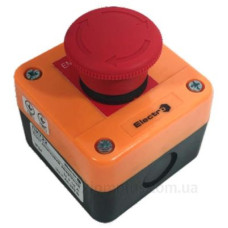 Кнопковий пост ElectrO PK722RY54A аварійний стоп з фіксацією AC380/DC110 230В жовтий IP54