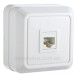 Телефонна розетка Аско-Укрем Ct RJ-12, RJ-45 (РЗtf-1-Ct-W) Телефонна розетка Аско-Укрем Ct RJ-12, RJ-45 (РЗtf-1-Ct-W)