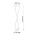 Торшер Goldlux 330161 Infinito LED 1x32W 4000K 3800Lm IP20 чорний