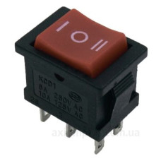 Перекидний перемикач TNSy KCD1-1-203 R/B червоний (TNSy5500682)