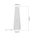 Торшер Goldlux 330147 Zanzibar E27 1x20W IP20 чорний