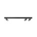 Світильник стельовий Goldlux 327390 Paris GU10+LED 4x10W+24W 4000K 1800Lm IP20 чорний
