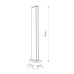 Світильник LED вуличний Nowodvorski Slit 1x12W 3000K 600Lm IP54 чорний ( 11376 )