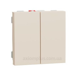 Кнопка вимикача Schneider Electric Unica New NU321144 10А 2м бежева