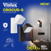 Світильник настінний Violux CROCUS-S 8W 4200K 560Lm IP20 чорний ( 550111 )