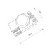 Вимикач сутінковий Nowodvorski 8821 Microwave Sensor IP20 білий