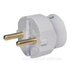 Вилка кутова ETI PPW-90 2Р полікарбонат IP20 біла (4481004)