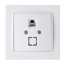 Розетка Nilson Thor біла комп'ютерна CAT5e RJ45 ( 27111044 )