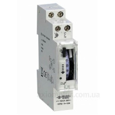 Добовий електромеханічний таймер ElectrO T15AЕМА Т15-А 16А 230В з акумулятором Добовий електромеханічний таймер ElectrO T15AЕМА Т15-А 16А 230В з акумулятором
