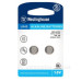 Лужна батарея Westinghouse LR43-BP2(AG12-BP2) Alkaline таблетка LR43 2шт у блістері Лужна батарея Westinghouse LR43-BP2(AG12-BP2) Alkaline таблетка LR43 2шт у блістері