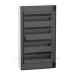 Навісний щит Schneider Electric PrismaSeT XS LVSXR418 4 ряди 72М димчасті двері