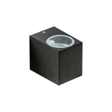 Вуличний світильник Azzardo AZ4267 Rimini Square GU10 1x35W IP54 чорний Вуличний світильник Azzardo AZ4267 Rimini Square GU10 1x35W IP54 чорний