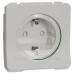 Розетка Schneider Electric MUR39134 із з/к та шторками IP55 (біла)