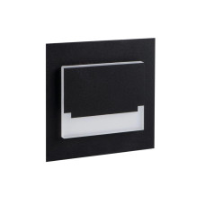 Світильник для підсвітки сходів/коридору Kanlux 29854 Sabik LED 1x0.8W 4000K 14Lm IP20 чорний