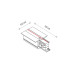 Ввід живлення Nowodvorski 8235 CTLS Recessed Power End Cap Left IP20 чорний