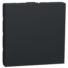 Заглушка Schneider Electric NU986654 для розетки 45х45 (антрацит)