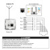 Розетка Schneider Sedna Design алюміній комп'ютерна RJ45 Cat.6 UTP + TV ( SDD113469T )