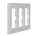 Рамка 3-місна горизонтальна біла Asfora, EPH5800321