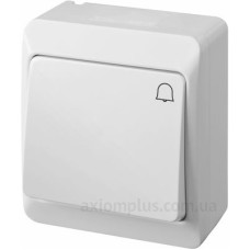 Одноклавішний вимикач Elektro Plast 0337-2 Hermes IP44 Одноклавішний вимикач Elektro Plast 0337-2 Hermes IP44