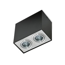 Точковий світильник Azzardo AZ1355 Eloy GU10 2x50W IP20 чорний