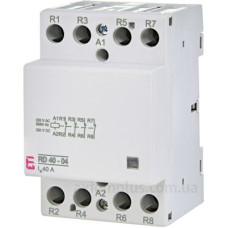 Контактор ETI 002464024 RD 40-04 (230В AC/DC) (AC1) Контактор ETI 002464024 RD 40-04 (230В AC/DC) (AC1)