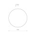 Бра, настінний світильник Nowodvorski 10282 Ring Wood LED L 1x13W 3000K 160Lm IP20